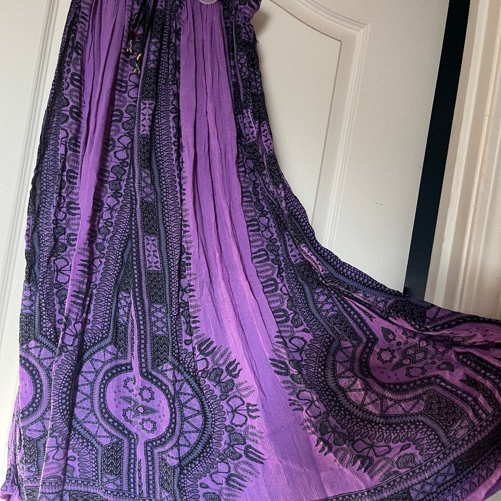 Purple Hippie Maxi Skirt